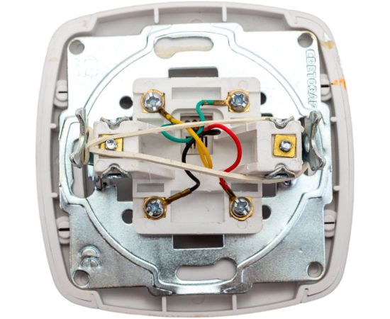 Одинарная телефонная розетка СВЕТОЗАР АКЦЕНТ SV-54217-SM – изображение 3