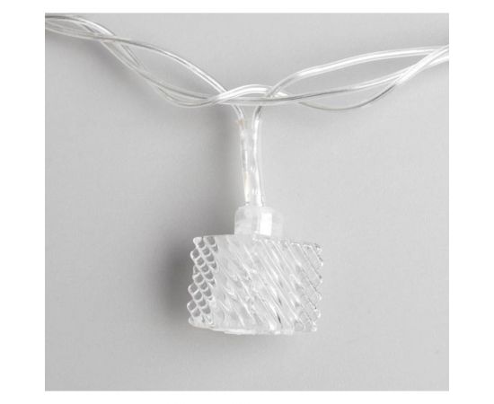 Нить Luazon DCR 5 м, с насадками Кубик тающий, IP20, Н.С. LED-20-220V, моргает, мульти 1080395 – изображение 3