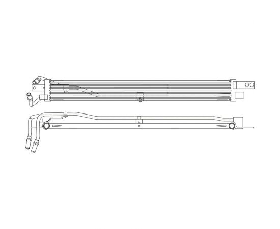 Радиатор масляный АКПП для автомобилей УАЗ 3163 Патриот АТ LUZAR LOc 0363 – изображение 3
