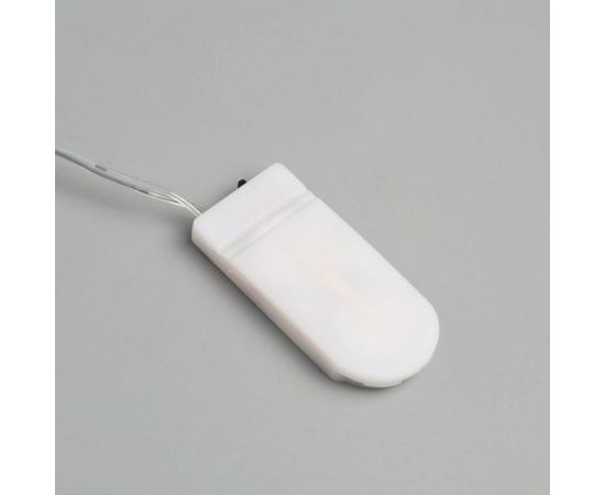 Гирлянда-нить Luazon ROSA Мишура, IP20, 2 м, Н.С. LED-50-6V, 2хCR2032, фиксинг, теплый белый 5198397 – изображение 3