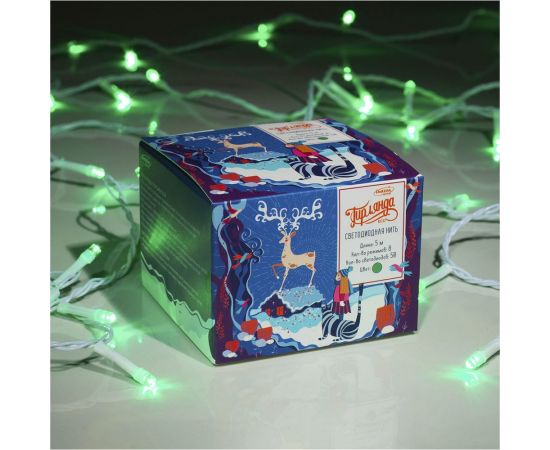 Нить Luazon ECO 5 м, 8 режимов, зеленый 3556777 – изображение 4