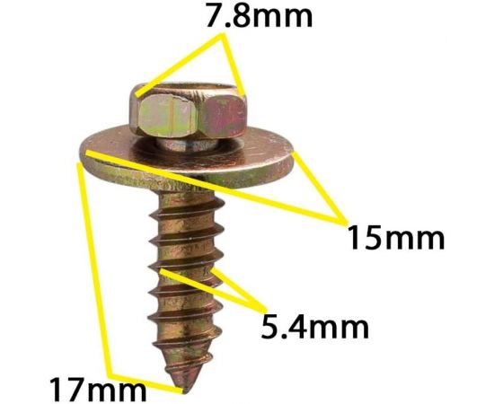 Металлический автокрепеж Крепавто M2123 – изображение 4