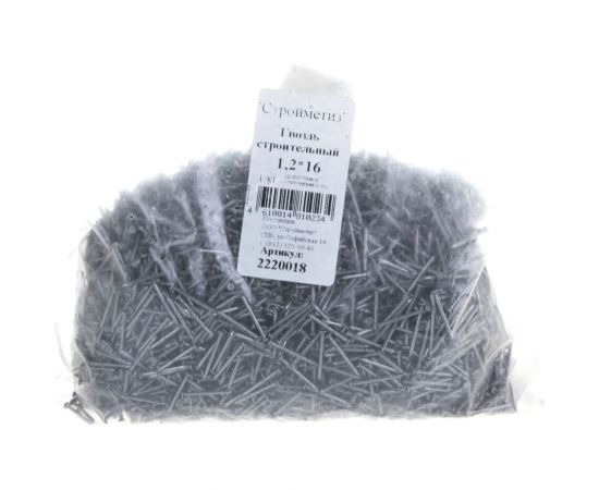 Строительный гвоздь Стройметиз 1,2х16 уп. 1 кг 2220018 – изображение 4