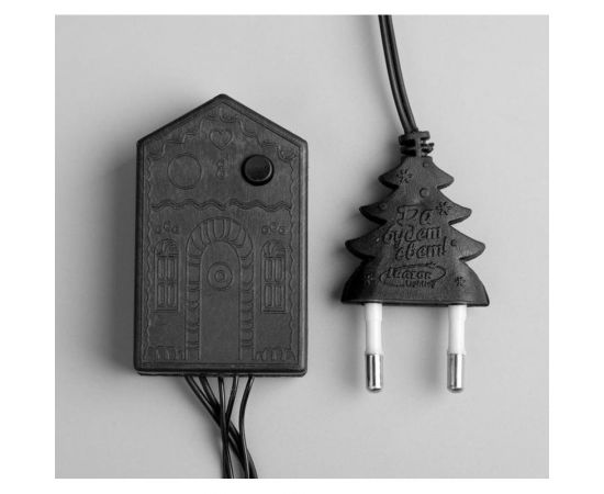 Нить Luazon ECO IP20, 5 м, Н.Т. LED-50-220V, 8 режимов, синий 3556766 – изображение 4