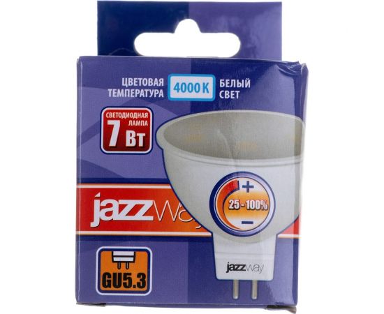 Лампа Jazzway, PLED- DIM JCDR 7w 4000K 540Lm GU5.3 230/50 1035431 – изображение 4