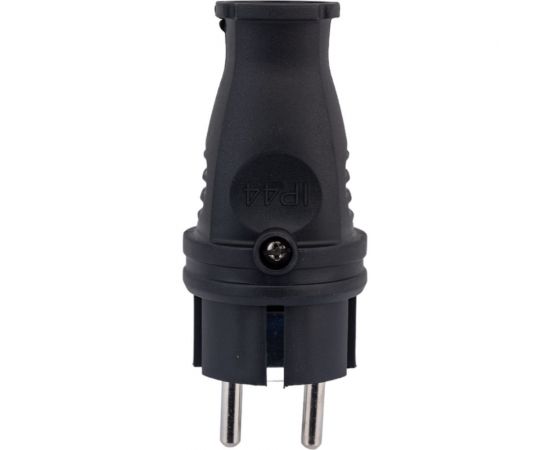 Разборная вилка General Lighting Systems GRV-P-16-R-G-B-IP44, 16А, круглая, с заземлением, черная, IP44, 1/20/200 470517 – изображение 5