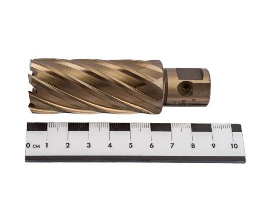 Сверло корончатое (27х55 мм; Weldon 19) LENZ LZHM-027 – изображение 5