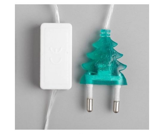 Нить Luazon DCR 5 м, с насадками Мишка, IP20, Н.С. LED-20-220V, моргает, мульти 1080389 – изображение 5