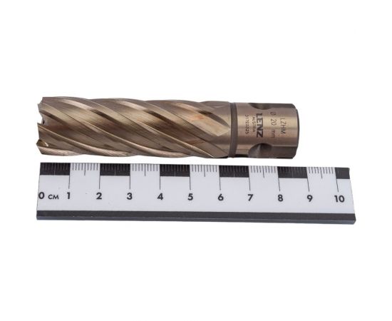 Сверло корончатое (20х55 мм; Weldon 19) LENZ LZHM-020 – изображение 6