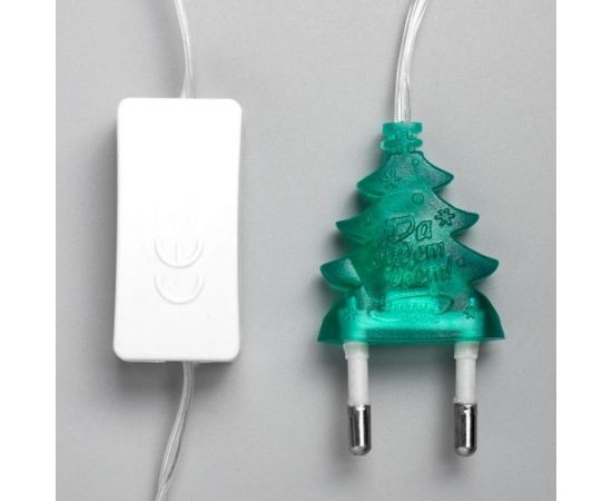 Гирлянда-нить Luazon DCR, 5 м, с насадками Бабочка малая, IP20, Н.С. LED-20-220V, мигание, МУЛЬТИ 1080384 – изображение 6