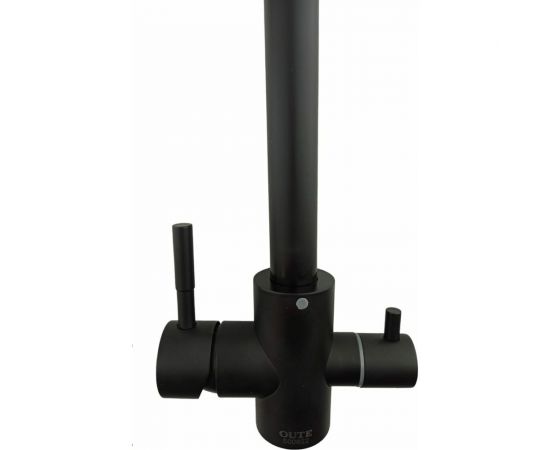 Смеситель для кухни OUTE однорычажный, черный матовый, со встроенным краном под питьевую воду, нержавеющая сталь T60203CK-300 – изображение 7