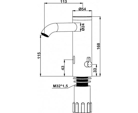 Сенсорный смеситель для раковины Swedbe 6010 Europe 6010, EAN 7350078200264 – изображение 7