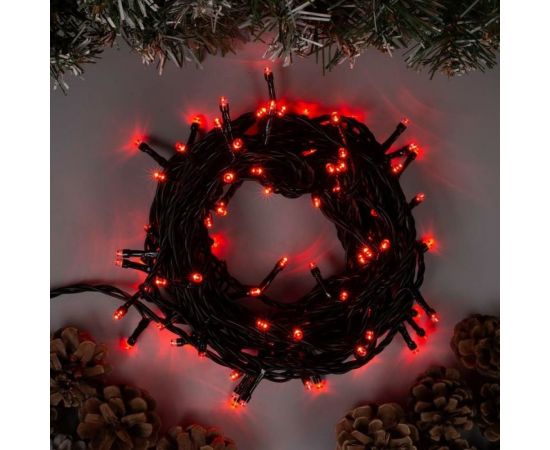 Нить Luazon ECO IP44, 10 м, Н.Т. LED-100-220V, 8 режимов, красный 671659 