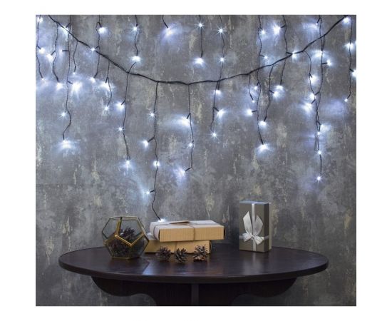 Бахрома Luazon ECO IP20, Ш3 м, В0.5 м, Н.Т. LED-80-220V, 8 режимов,белый 3556853 