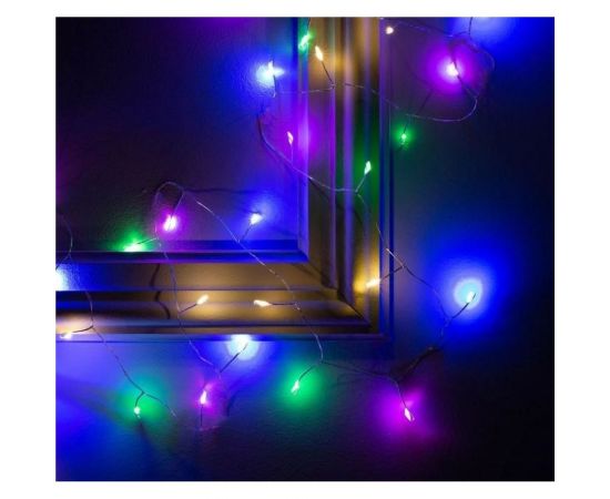 Гирлянда-нить Luazon ROSA Мишура, IP20, 5 м, Н.С. LED-100-5V, USB, фиксинг, мультиколор 5198383 