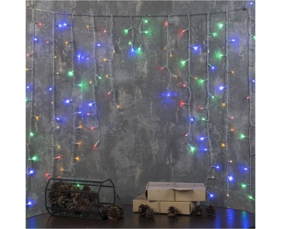 Бахрома Luazon ECO Арка, IP20, Ш1 м, В1 м, Н.С. LED-126-220V, 8 режимов, мульти 1080429 