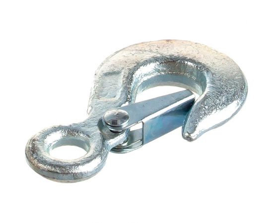 Крюк с предохранителем Саморезик DIN 689 250 кг DIN689-250 