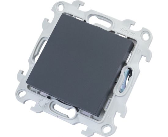 Кнопочный выключатель Simon графит 2450150-038 