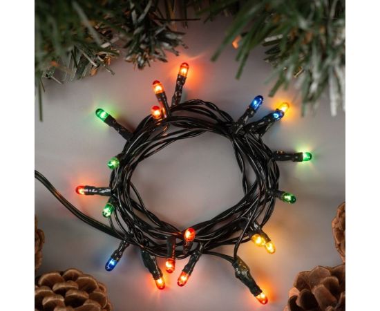 Гирлянда-нить Luazon, 1.2 м, Н.Т. 20 ламп, 220V, фиксинг, МУЛЬТИ 187153 