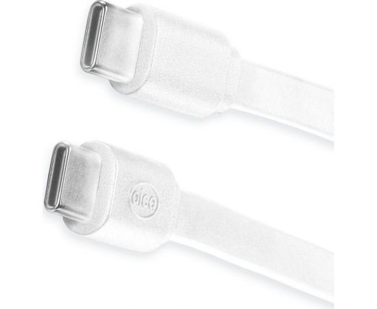 Кабель Alca USB Type C/Type C 1 м. белый 510690 