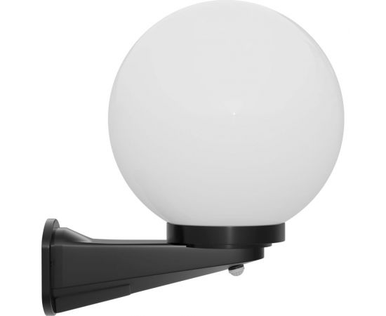 Уличный светильник-шар с датчиком движения Apeyron 250мм, настенный крепеж, молочный НБУ21-60-251 