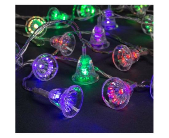 Гирлянда-нить Luazon DCR, 5 м, колокольчики, IP20, Н.С. LED-20-220V, мигание, мультиколор 541537 