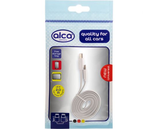 Кабель Alca USB Type C/Type C 1 м. белый 510690 – изображение 2