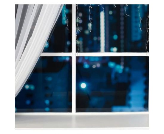 Бахрома Luazon ECO IP20, Ш3 м, В0.5 м, Н.С. LED-80-220V, 8 режимов, белый 3556845 – изображение 2