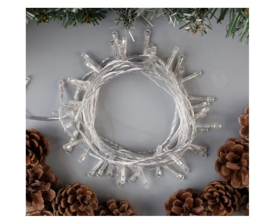 Нить Luazon ECO IP20, 5 м, Н.С. LED-50-220V, 8 режимов, желтый 3556760 – изображение 2