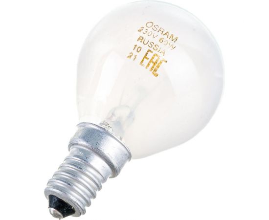Лампа накаливания CLASSIC P FR 60W E14 OSRAM 4008321411501 – изображение 2