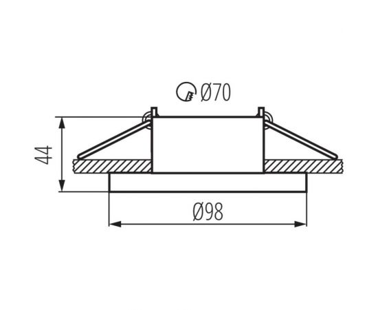 Точечный светильник KANLUX ELNIS L A 27809 – изображение 2