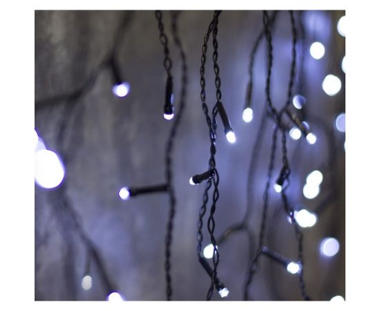 Бахрома Luazon ECO IP20, Ш3 м, В0.5 м, Н.Т. LED-80-220V, 8 режимов,белый 3556853 – изображение 2