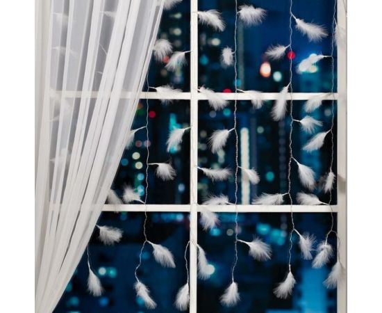 Занавес Luazon DECOR Перья, 3х1.4м, Н.С. LED-80-220V, 8 режимов, мульти 6929894 – изображение 2