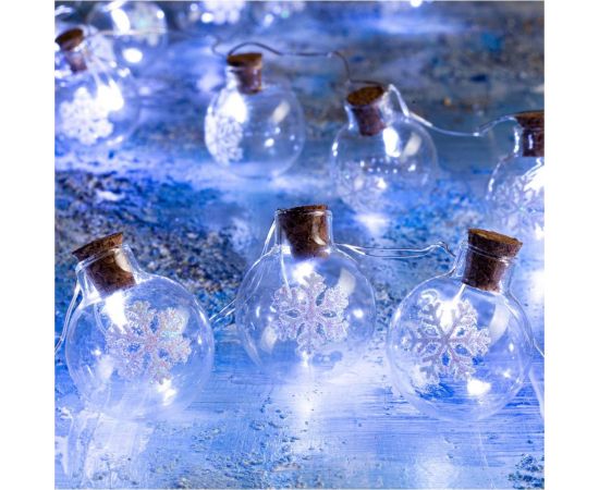 Нить Luazon DCR Елочные шары, 1.6 м, белый 5864410 – изображение 2