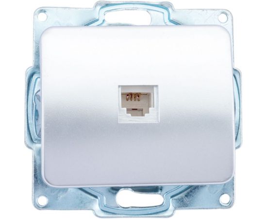 Одинарная телефонная розетка СВЕТОЗАР ГАММА SV-54117-SM – изображение 2