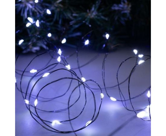 Гирлянда-нить Luazon ROSA, IP20, 10 м, Н.Ч. LED-100-12V, БП в комплекте, фиксинг, белый 5198366 – изображение 2