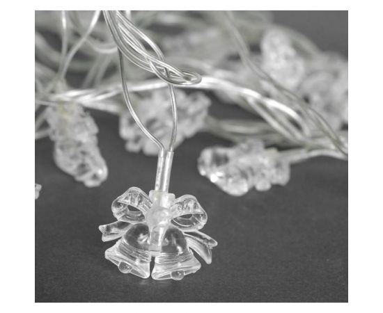 Нить Luazon DCR 5 м, с насадками Два колокольчика, IP20, Н.С. LED-20-220V, моргает, мульти 1080397 – изображение 3