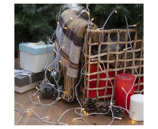 Нить Luazon ECO IP20, 5 м, Н.С. LED-50-220V, 8 режимов, желтый 3556760 – изображение 3