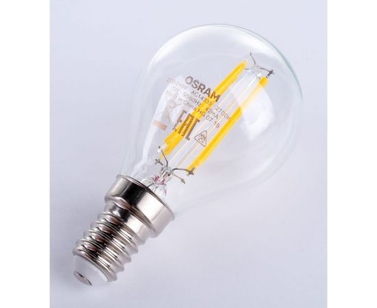 Лампа накаливания CLASSIC P CL 60W E14 OSRAM 4008321666222 – изображение 3