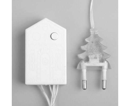 Гирлянда-нить Luazon ECO, IP20, 5 м, Н.С. LED-50-220V, 8 режимов, белый 3556756 – изображение 3