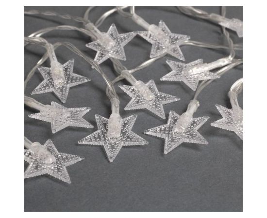 Нить Luazon DCR 3 м, с насадками Звезды, IP20, Н.С. LED-20-3.6V, АА*3 не в комплекте, мульти 806825 – изображение 3