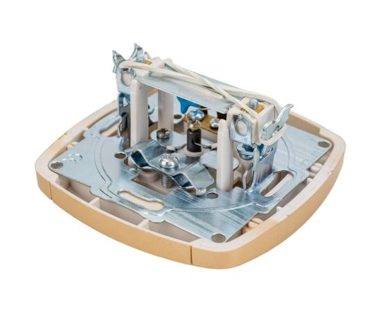 Одинарная телевизионная розетка СВЕТОЗАР АКЦЕНТ SV-54215-GM – изображение 3