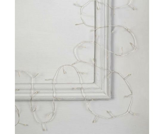 Гирлянда-нить Luazon ROSA Мишура, IP20, 10 м, Н.С. LED-200-12V, БП в комплекте, фиксинг, мультиколор 5198389 – изображение 3