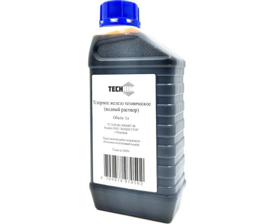 Хлорное железо жидкое 1 л TECHHIM TH-ZHFECL-1000 – изображение 3