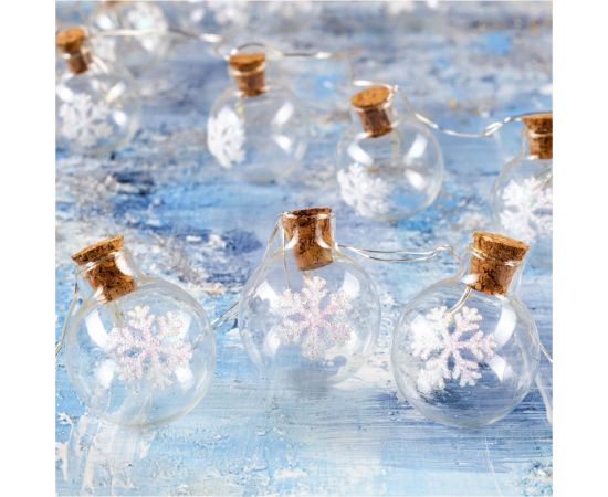 Нить Luazon DCR Елочные шары, 1.6 м, белый 5864410 – изображение 3