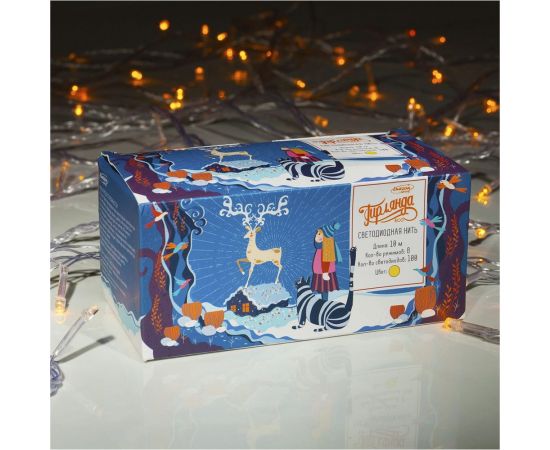 Нить Luazon ECO 10 м, 8 режимов, желтый 3556784 – изображение 3