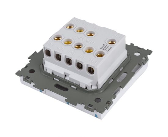 Трехклавишный проходной переключатель CGSS, белый ""Практика"" PL-W103-PWCG – изображение 3