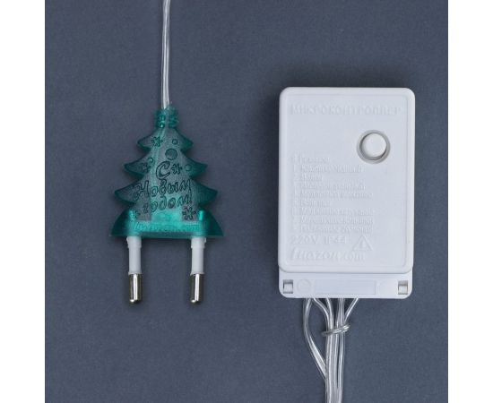 Бахрома Luazon ECO Арка, IP20, Ш1 м, В1 м, Н.С. LED-126-220V, 8 режимов, мульти 1080429 – изображение 3