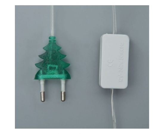 Бахрома Luazon DECOR Звезды 4 см, IP20, Ш1.8 м, В0.5 м, Н.С. LED-48-220V, моргает, RGRB 3556863 – изображение 4