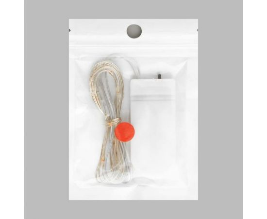 Гирлянда-нить Luazon ROSA, IP20, 1 м, Н.С. LED-10-6V, 2хCR2032, фиксинг, красный 5198295 – изображение 4